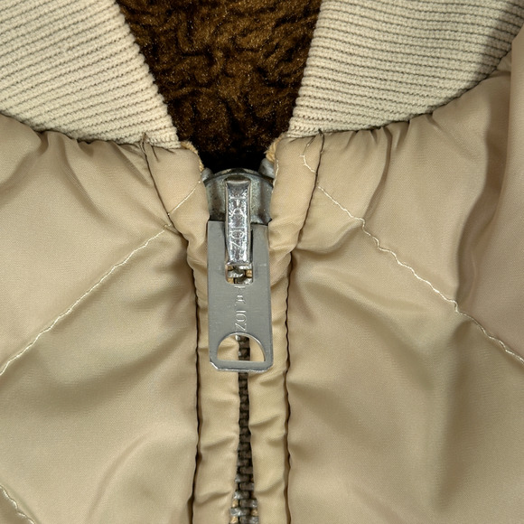 Vintage Hunting Vest Adult LARGE Brown Panhandle Slim Western Sherpa Reversible - Picture 6 of 9